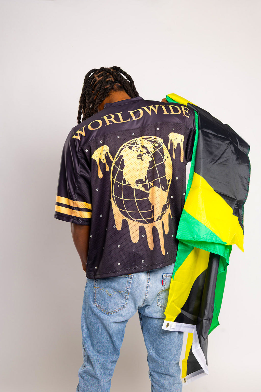 NOD Black & Gold Rhinestone Jersey (Unisex)