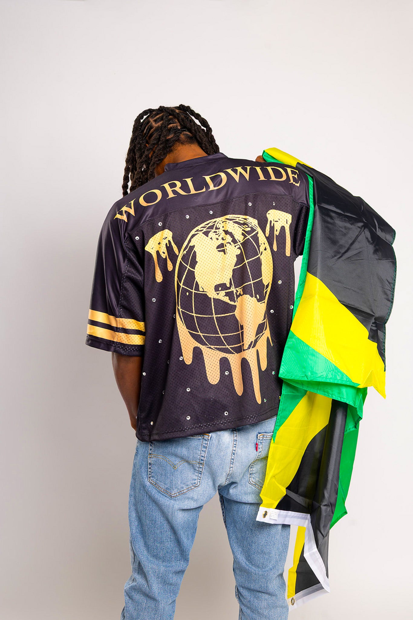 NOD Black & Gold Rhinestone Jersey (Unisex)