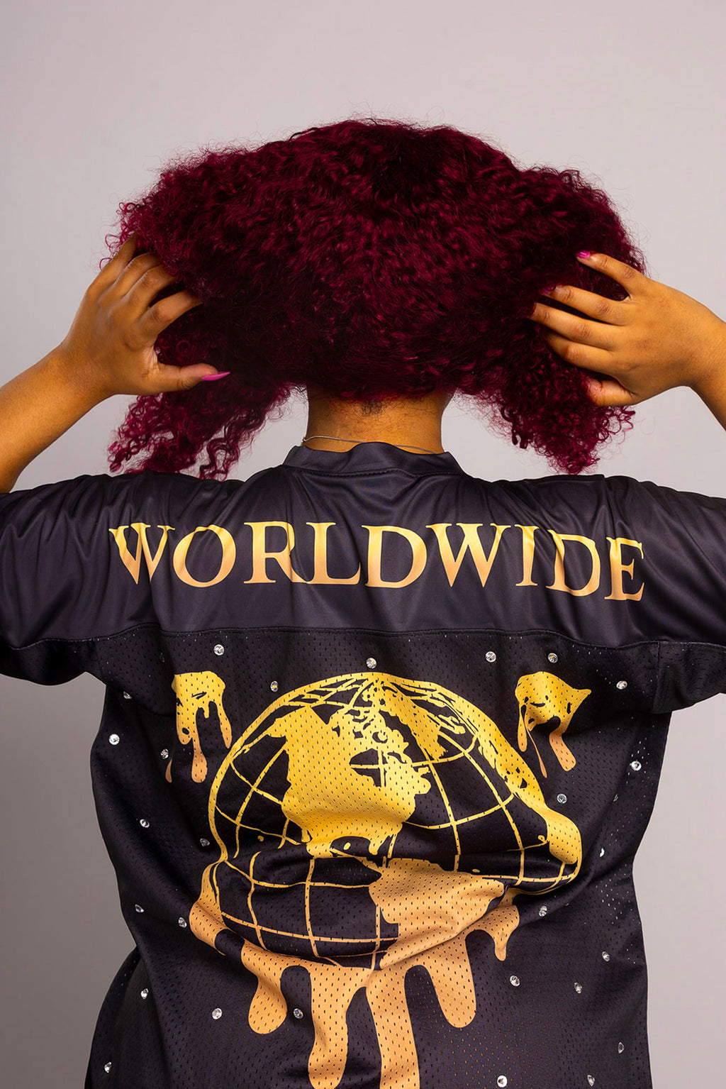 NOD Black & Gold Rhinestone Jersey (Unisex)